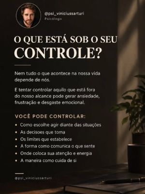 Post: o que está sob o seu controle?